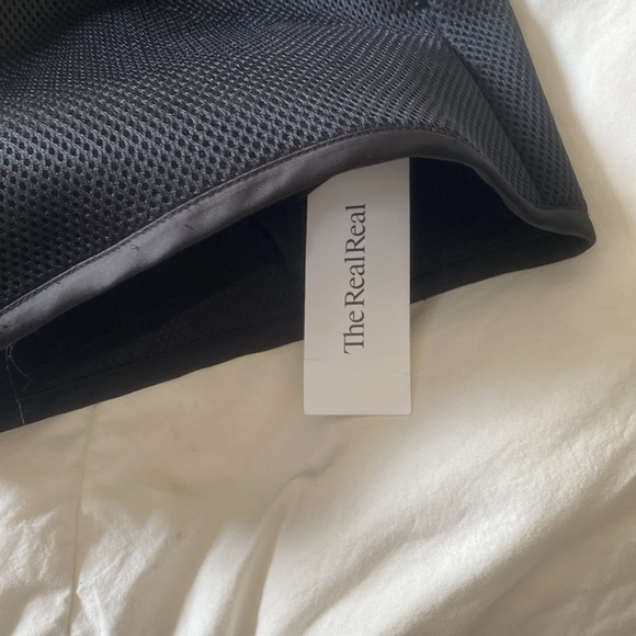 Maje Paris Black Feufollet Neoprene Mesh High-Rise Shorts - Picture 5 of 9